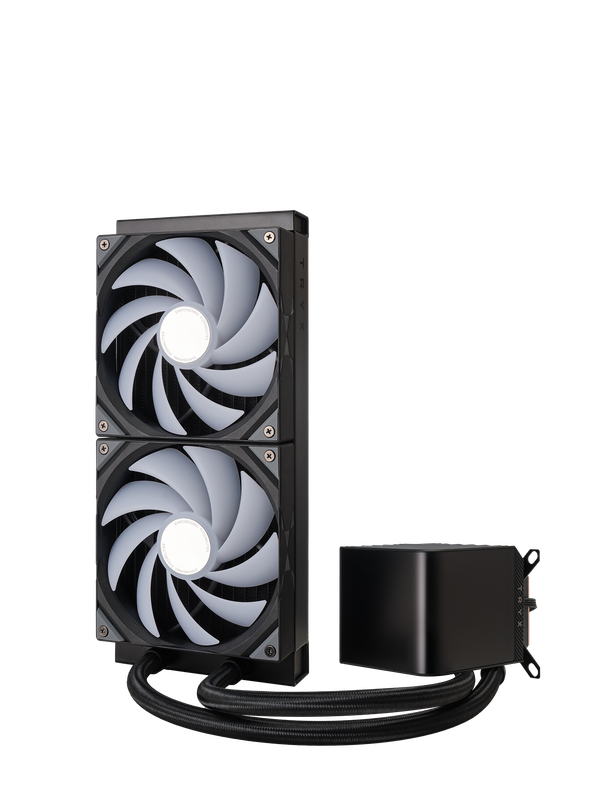 TRYX PANORAMA 280mm AIO Liquid Cooler ARGB Sort TRYX