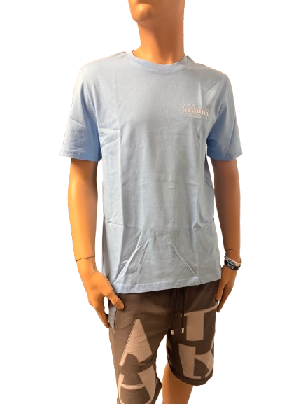 Beduna Script T-Shirt - Blau