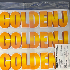 NORDIC PLAIN GoldenJ Tryk - Stor - DTF