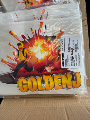 NORDIC PLAIN GoldenJ Design Transfer - Stor - DTF