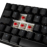 Ducky One 3 - Klassisk Sort / Hvid Nordic - SF 65% - Gateron Baby Kangaroo - RGB Ducky