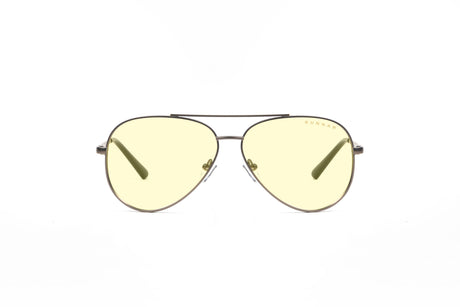 Gunnar Maverick - Gunmetal - Amber Gunnar Optiks LLC