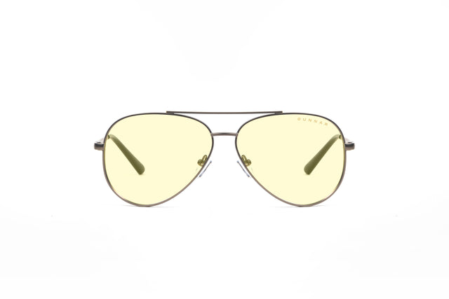Gunnar Maverick - Gunmetal - Amber Gunnar Optiks LLC