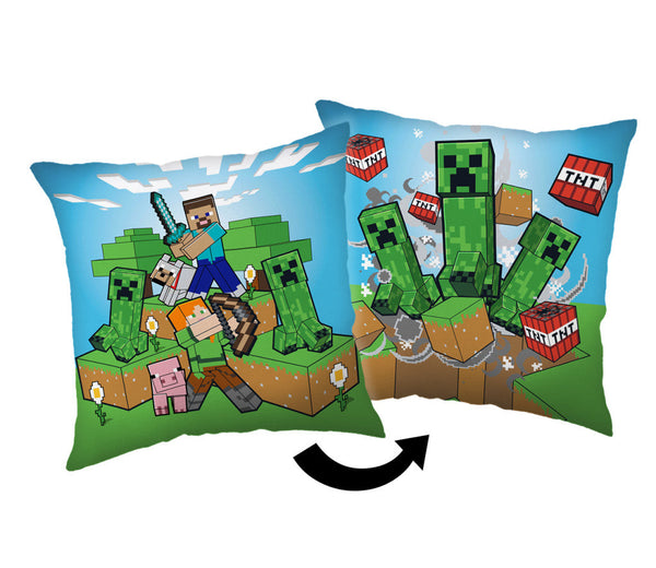 Minecraft Creeper Dekokissen 40x40 cm 