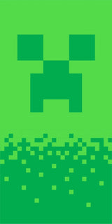 Minecraft bath towel, beach towel Digital Creeper 70*140cm Minecraft