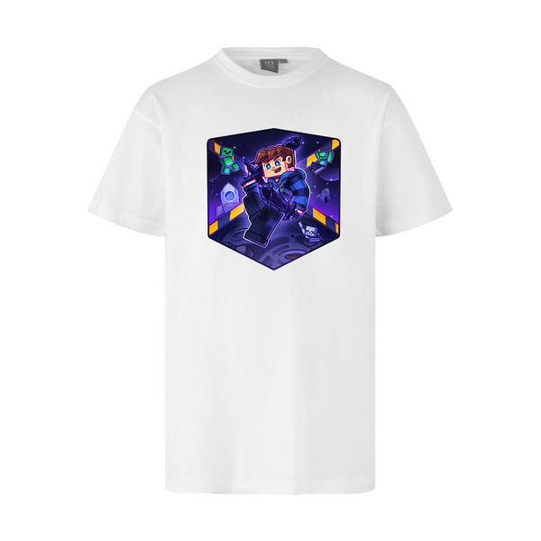 Judex Weltraumreise-T-Shirt – Weiß