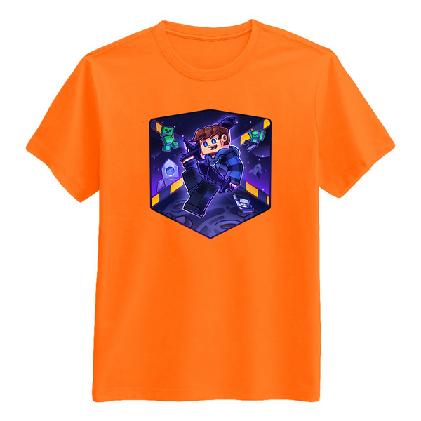 Judex Weltraumreise-T-Shirt – Orange