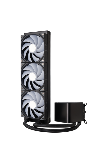 TRYX PANORAMA 360mm AIO Liquid Cooler ARGB Sort TRYX