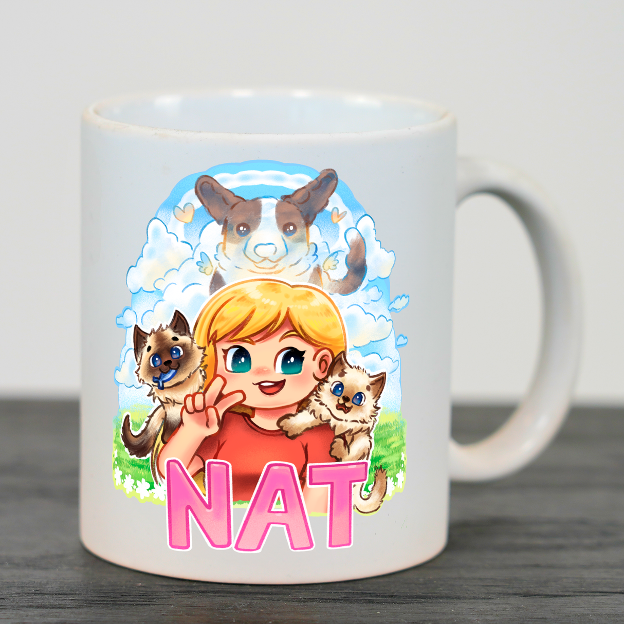 Nat Kæledyr Kop Nat