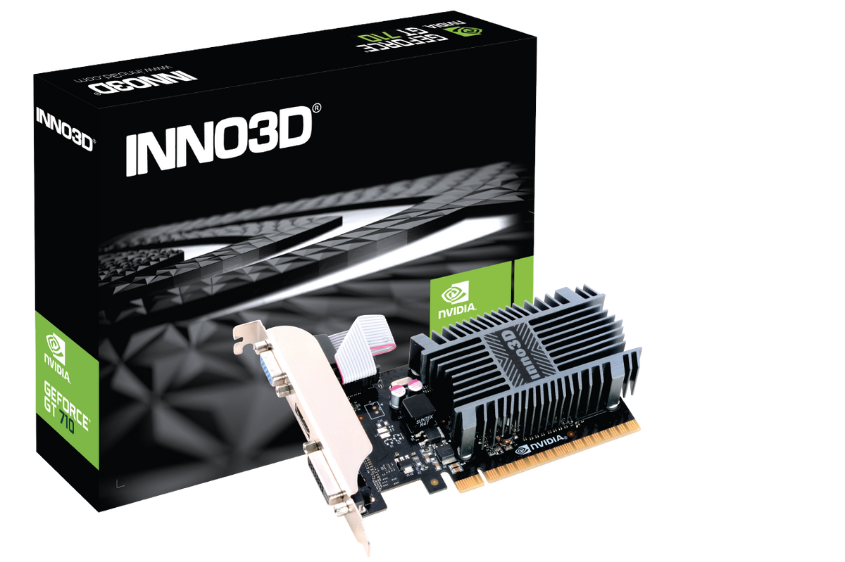 INNO3D GeForce GT 710 LP – 2 GB DDR3, passiv