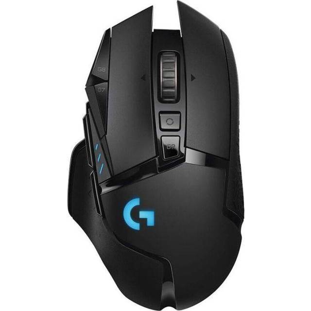 Logitech - G502 Wireless Lightspeed Black Gamer-Maus