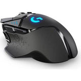 Logitech - G502 Wireless Lightspeed Black Gamer-Maus