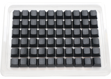 Ducky Blank - 132 Keycap Set - Cherry Profile - PBT - Black Ducky