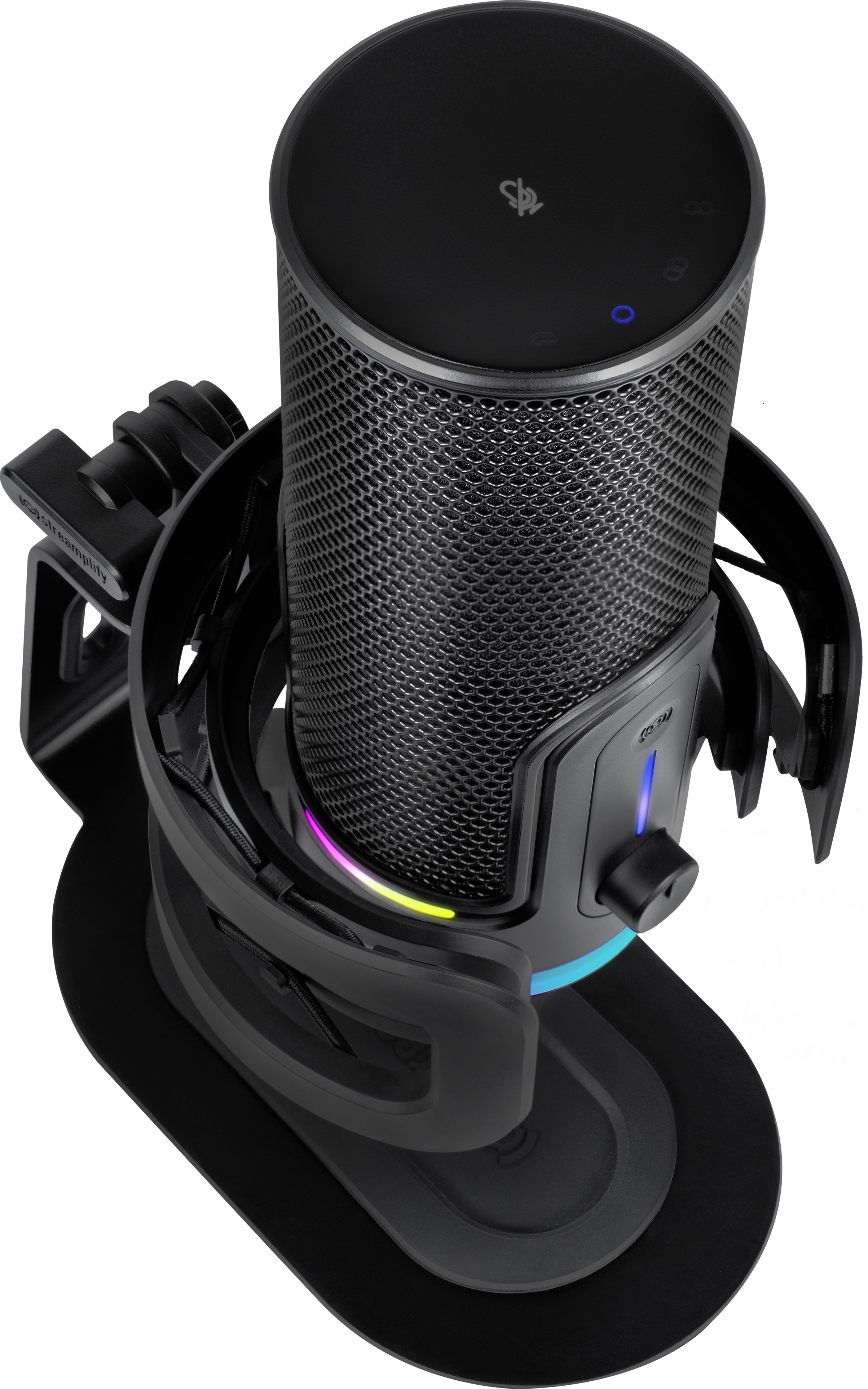 Streamplify MIC Pro, RGB, Stand, Black Streamplify