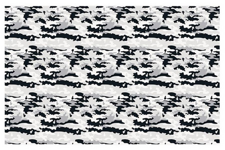 Fortnite Plastik Borddug - Sort Camouflage - 137x213 cm Fortnite