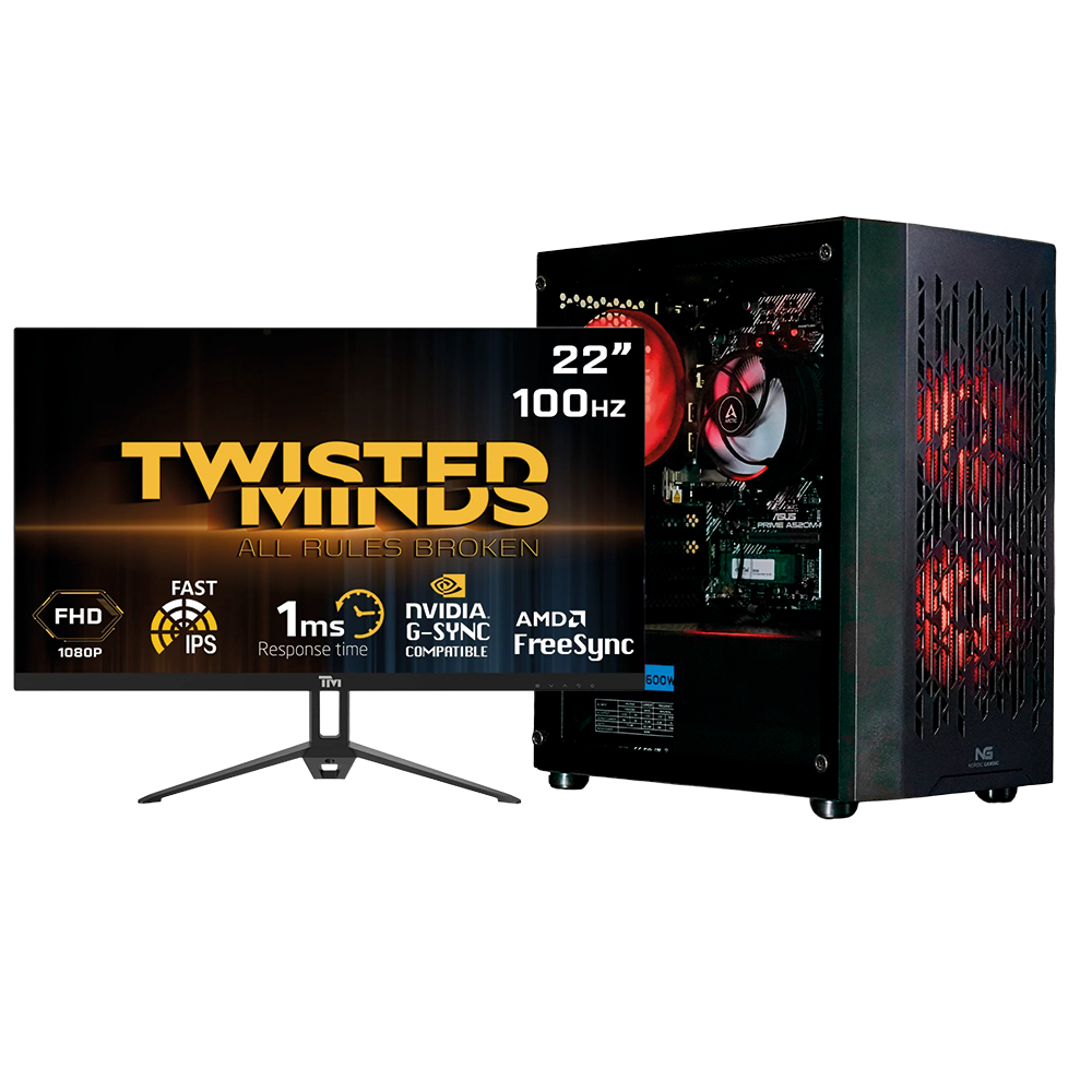 Einsteiger-Gaming-Computer 1 + Monitor