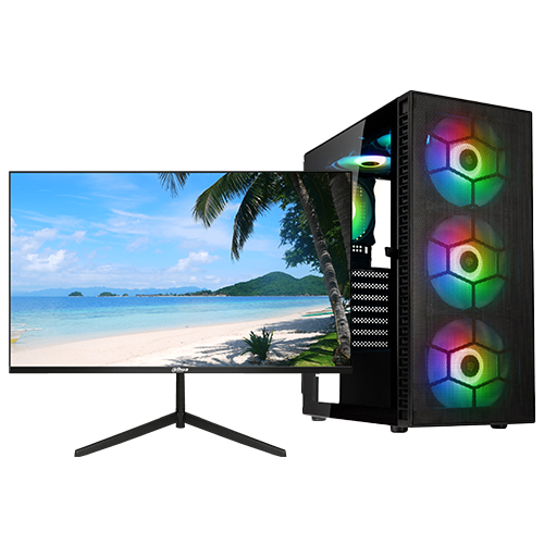 Einsteiger-Gaming-Computer 2 + Monitor