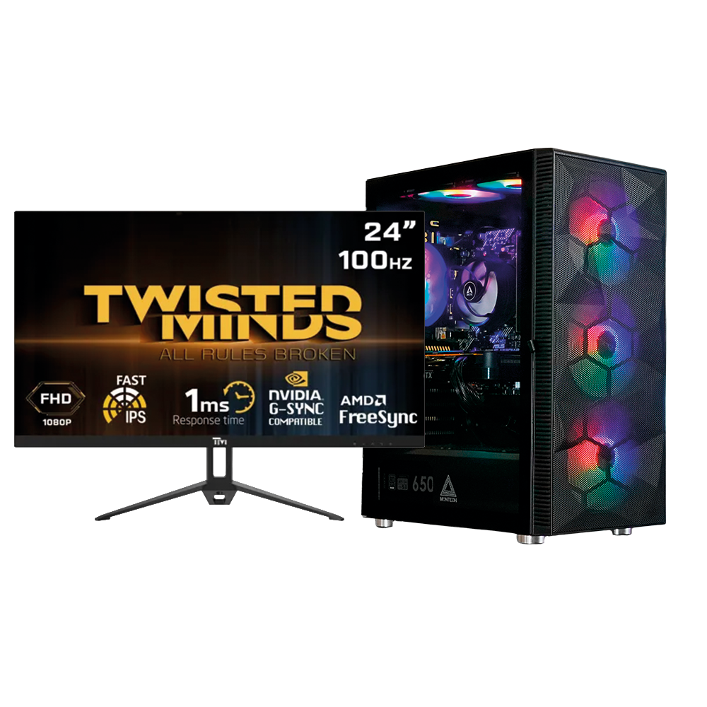 Einsteiger-Gaming-Computer 2 + Monitor