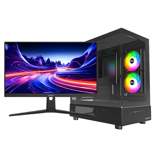Pro Max Gaming-PC mit RTX 5060 und 200-Hz-Gaming-Monitor