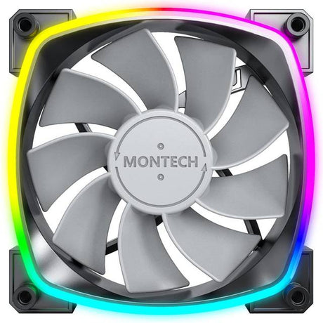 Montech RX120 PWM Black - reverse fan Montech