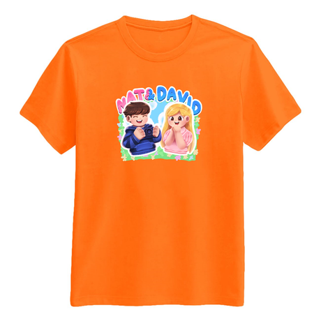 Nat&David Tee - Orange Nat&David