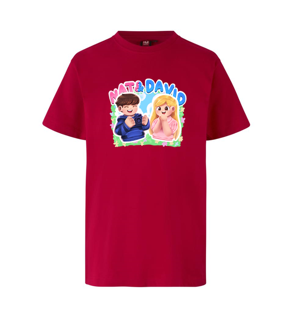 Nat&David T-Shirt - Rot