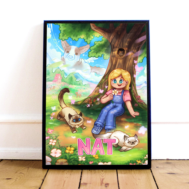 Nat Kæledyr Plakat Nat