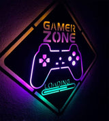 Gamer Zone LED Skilt