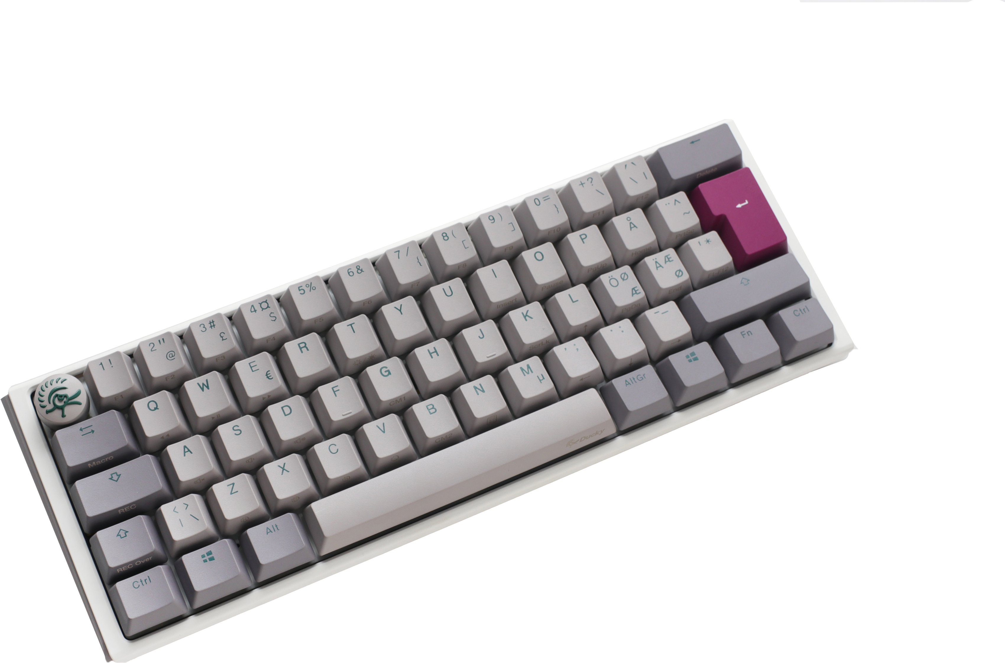 Ducky One 3 - Mist Nordic - Mini 60% - Cherry Brown - RGB