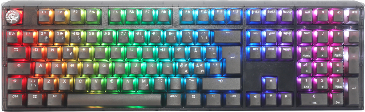 Ducky One 3 - Aura Black Nordic - Fullsize - Cherry Silent Red- RGB