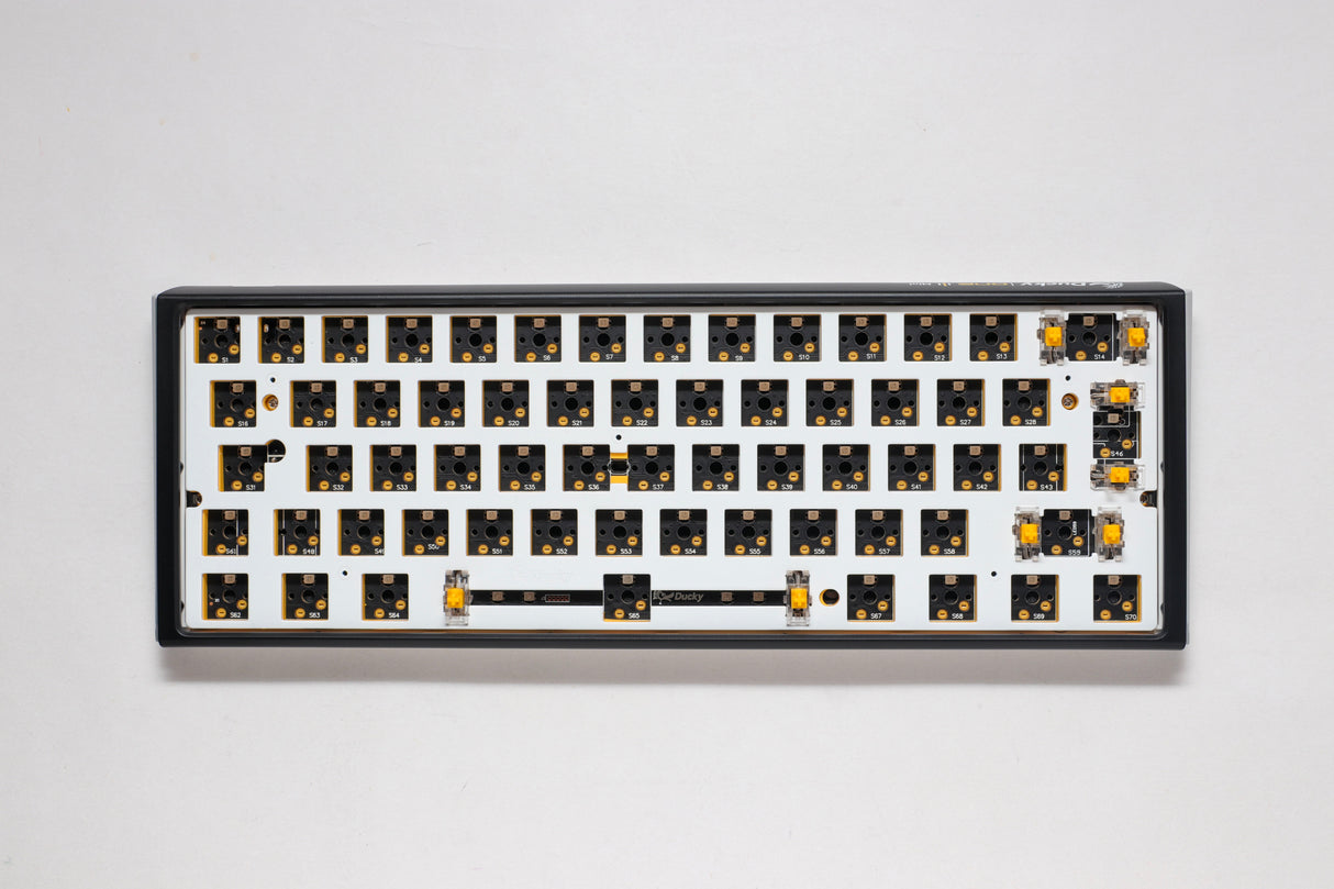 Ducky One 3 - Hot Swap ISO Barebone Black - Mini 60% - RGB - Without Switches/keycaps