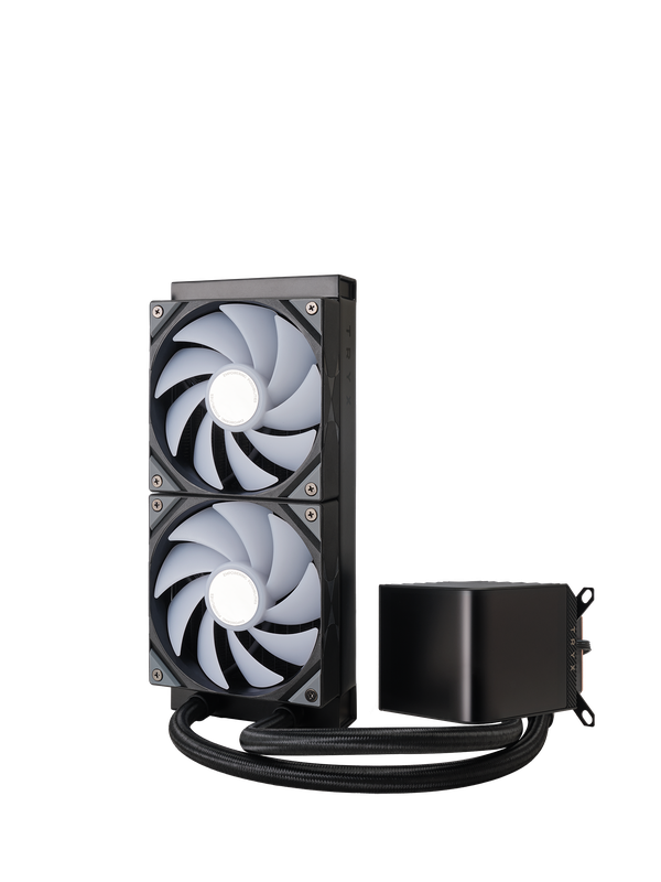 TRYX PANORAMA 240mm AIO Liquid Cooler ARGB Sort TRYX