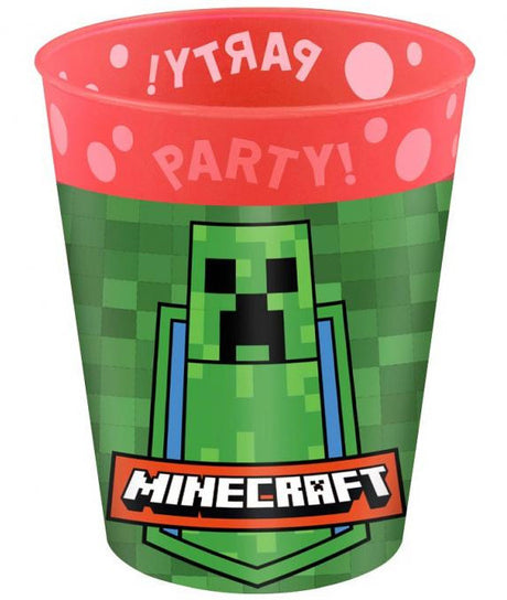 Minecraft Premium Plastik Kop - Creeper - 250 ml - 4 stk Minecraft