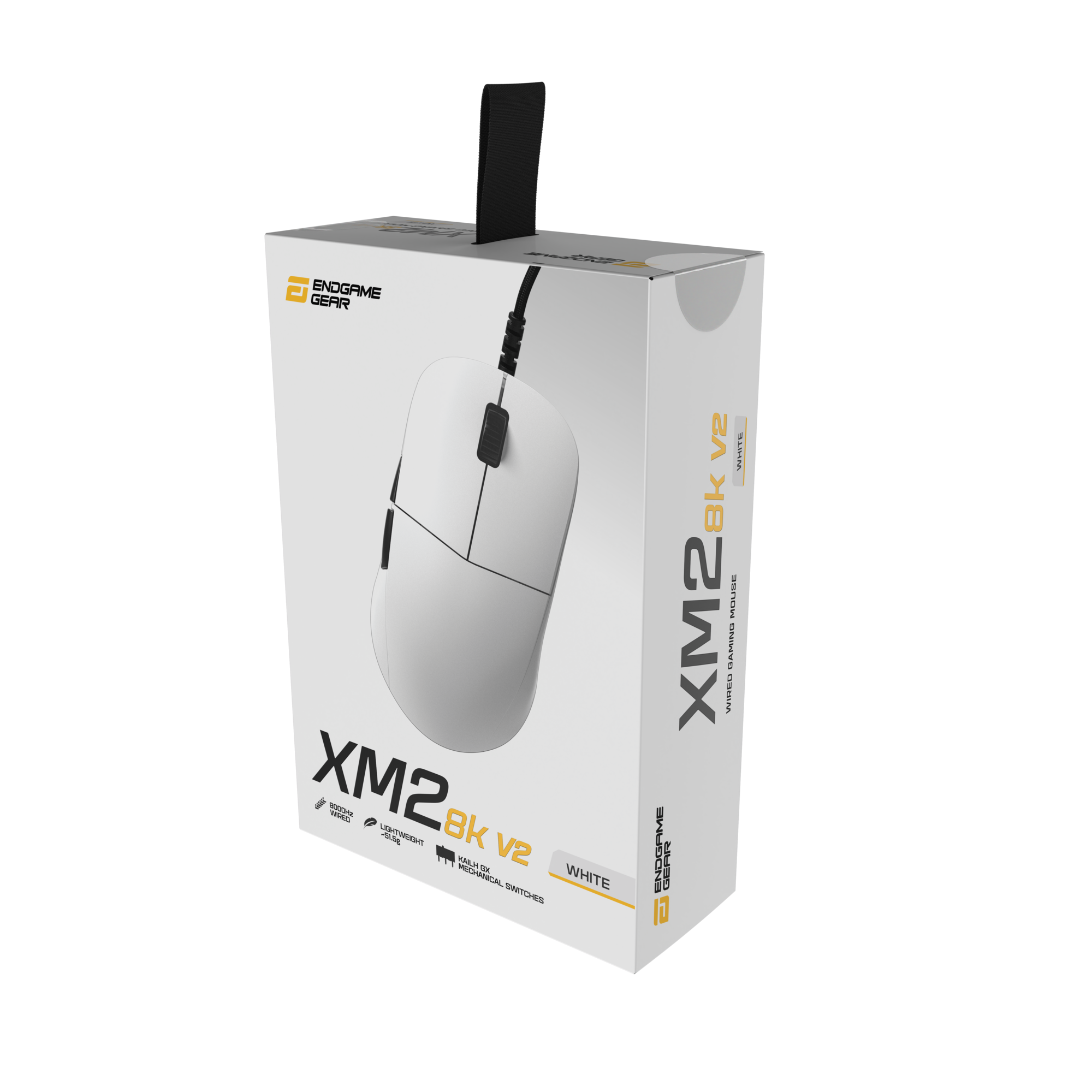 Endgame Gear XM2 8K V2 – Kablet Gaming Mus (Hvid)