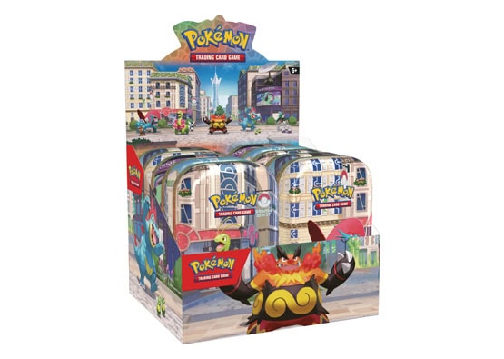 Pokémon TCG: Lumiose City Mini Tin - Sealed Display / Hel Kasse