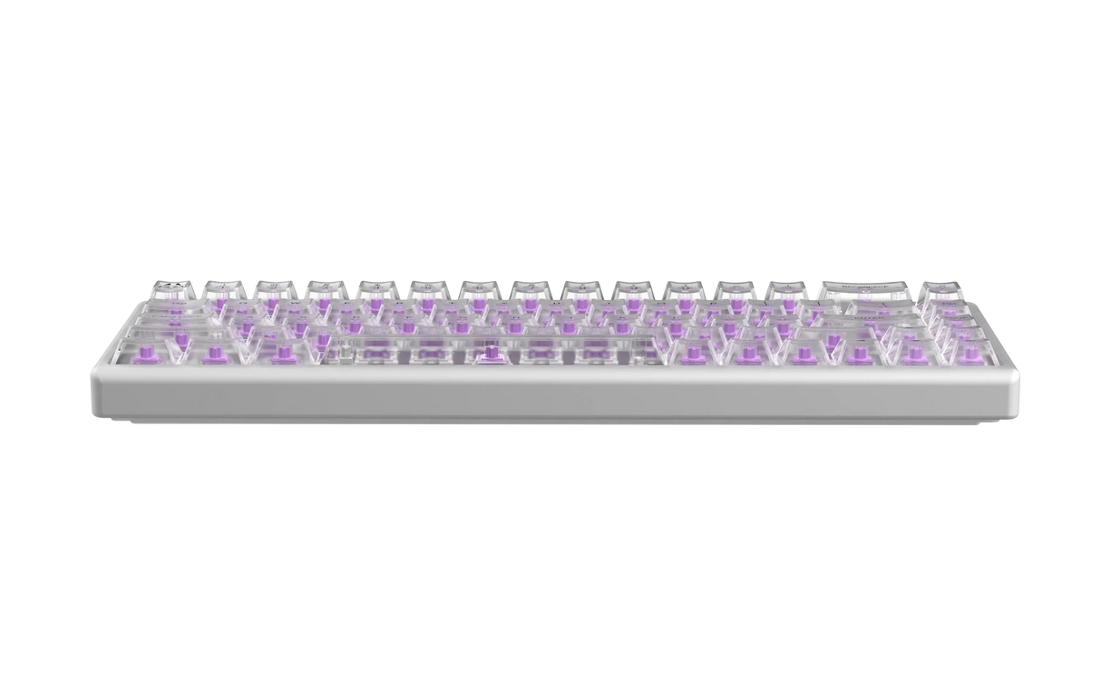 Arbiter - Polar 65 HE - Phantom Clear - SF 65% - Fuji Dual-Rail Magnetic Switches [36g] Linear - ISO Nordic layout