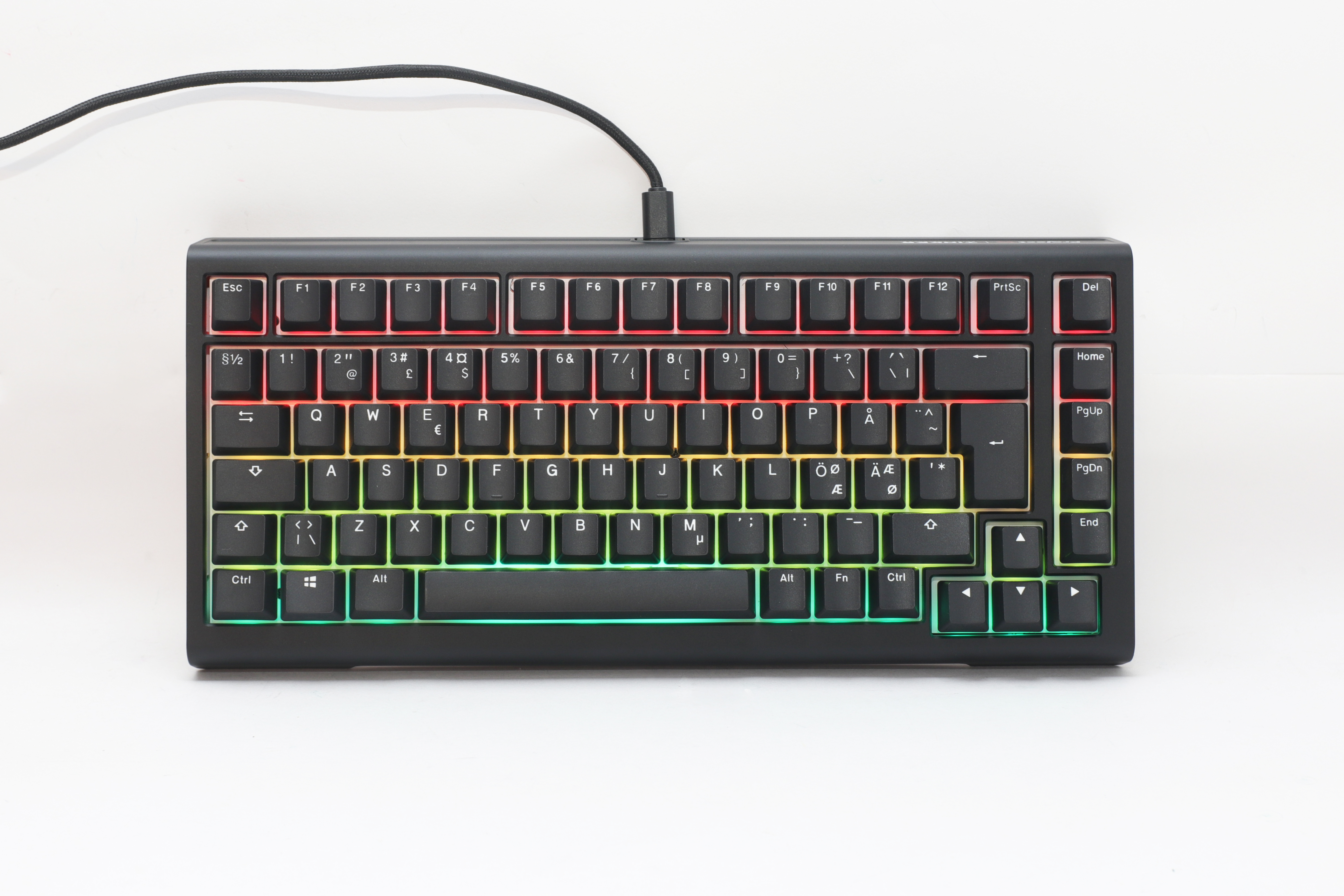 Ducky Tinker75 - Prebuilt - ISO - Black - MX Cherry Brown Ducky