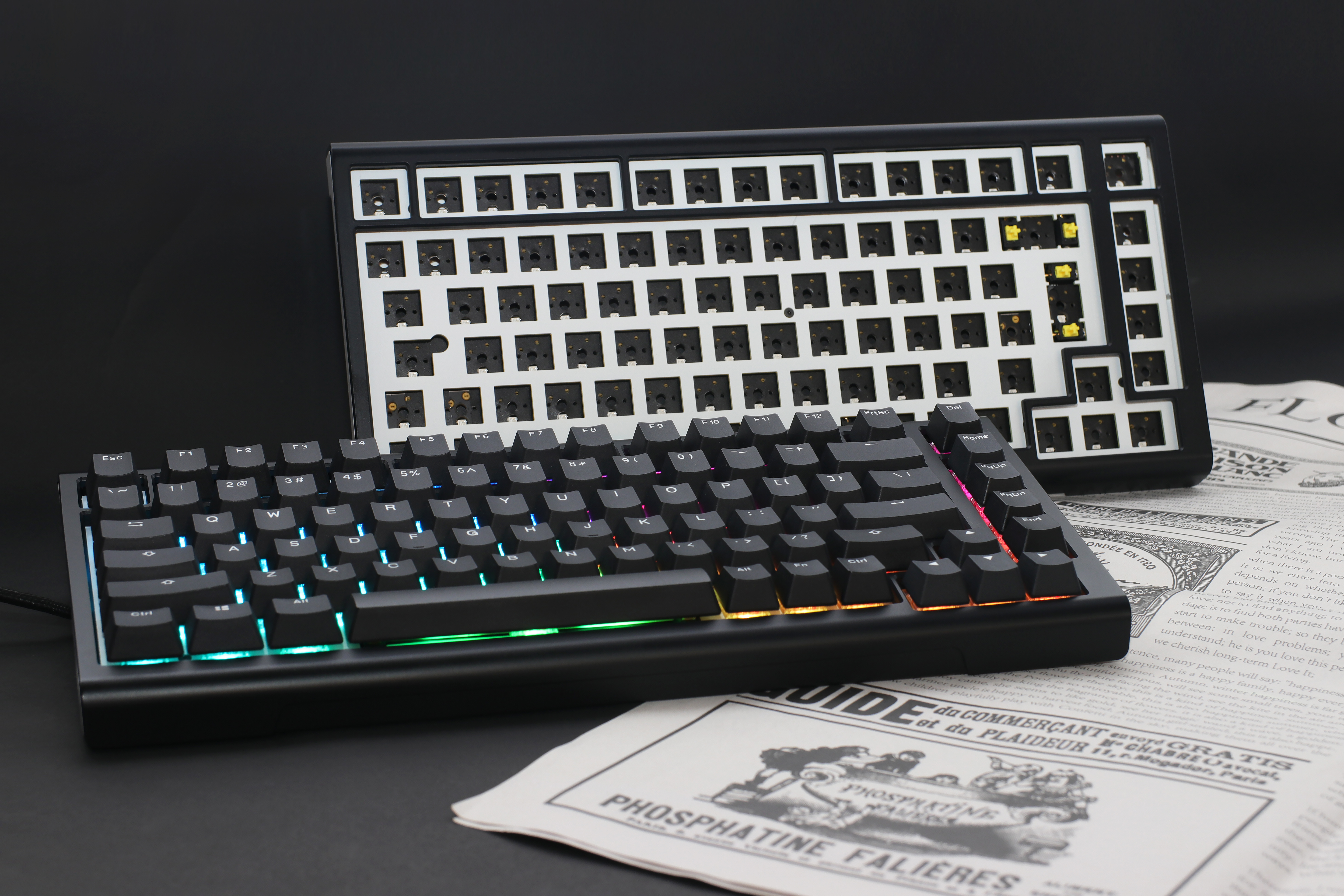 Ducky Tinker75 - Barebone - ISO - Black Ducky