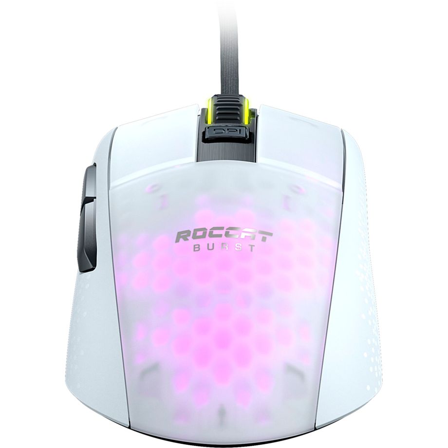 Roccat Burst Pro weiße RGB-Gaming-Maus