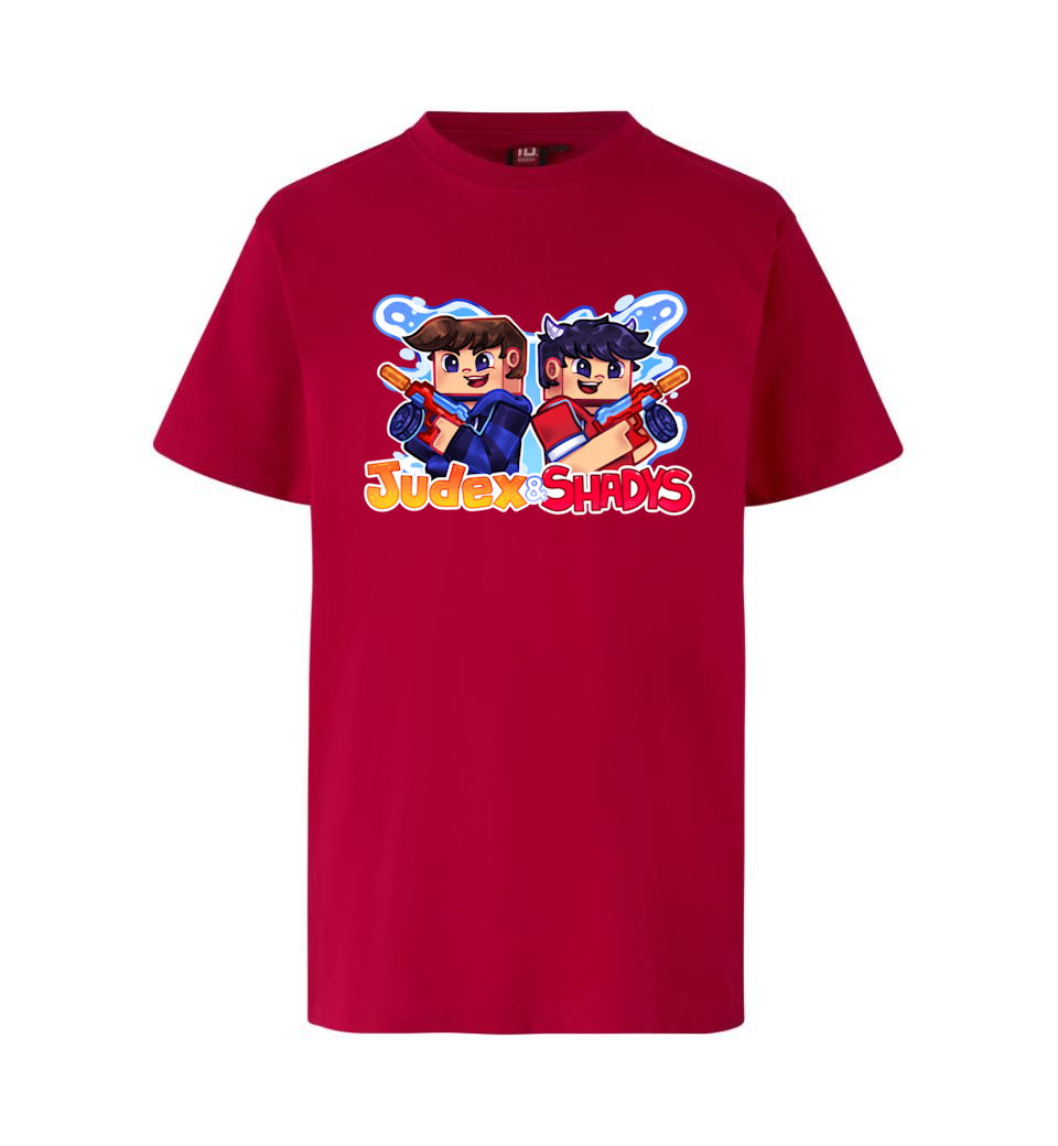 Judex x Shadys Wasserpistolen-T-Shirt – Rot