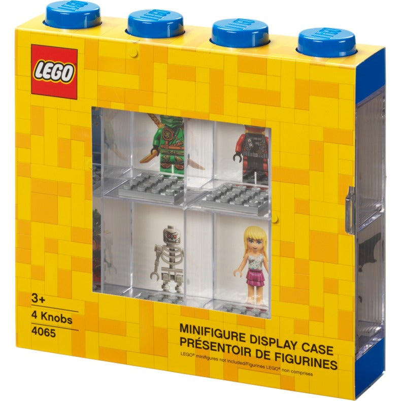 Room Copenhagen LEGO minifigures display case blue, storage box (transparent, transparent)