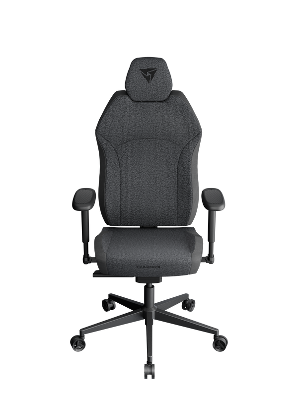 ThunderX3 TX3 SOLO – Loft Air Bürostuhl in Dunkelgrau mit SYNC4 und 6D-Verstellung (max. 125 kg)