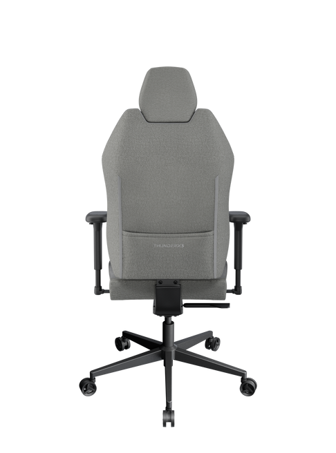 ThunderX3 TX3 SOLO – Loft Air Light Grey Kontorstol med SYNC4 og 6D Justering (125 kg max)