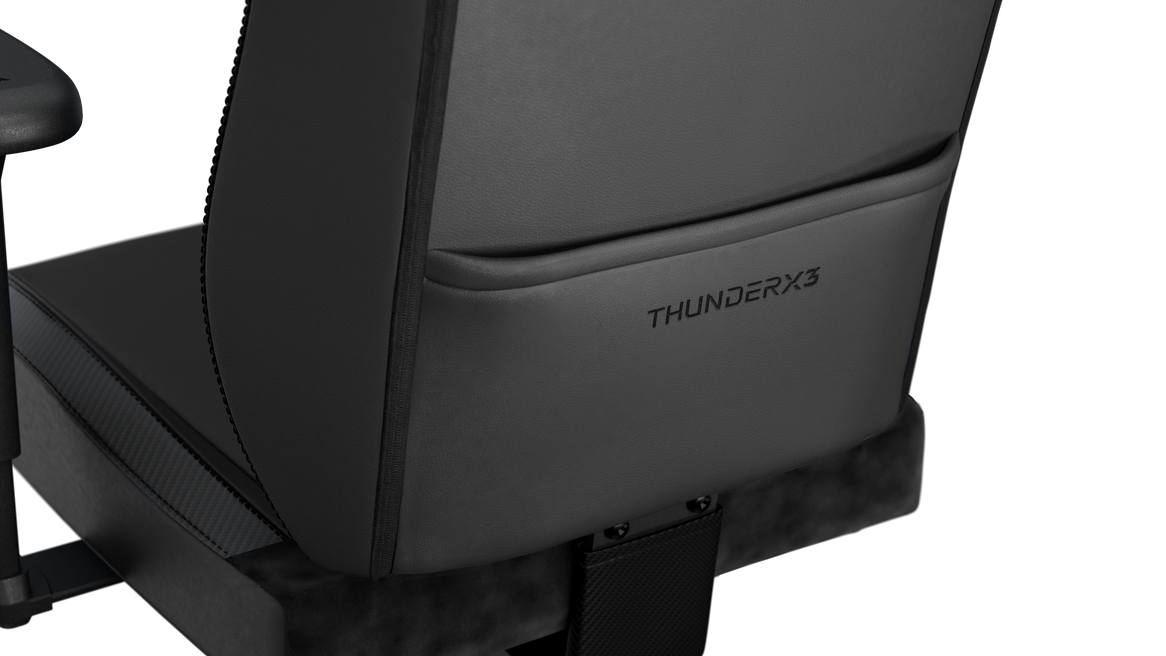 ThunderX3 TX3 SOLO – Modern Black Kontorstol med SYNC4 og 6D Justering (125 kg max)
