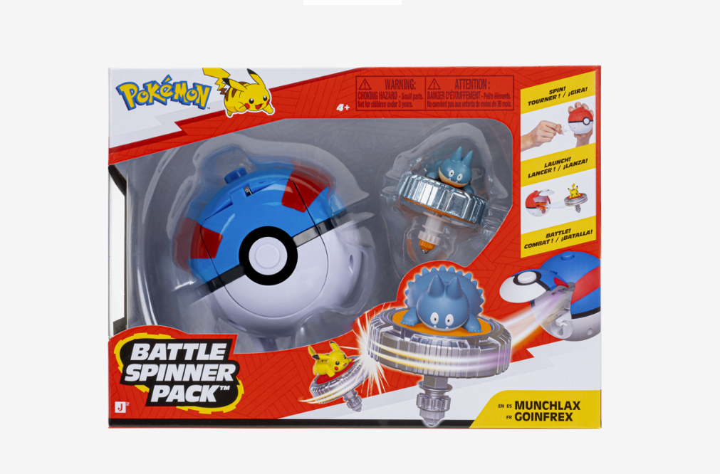 Pokémon Battle Spinner – Munchlax & Great Ball