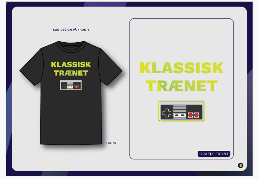 Arkaden Klassisk Trænet Tee