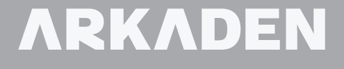 NORDIC PLAIN Arkaden Lille Skrift Transfer Hvid - DTF