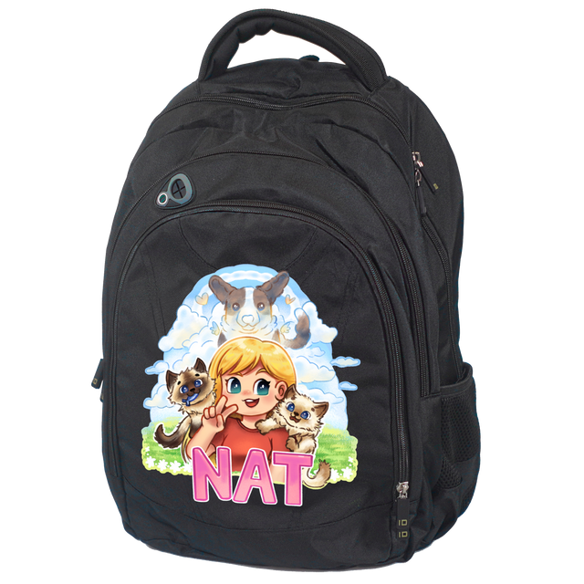 Nat Kæledyr Skoletaske Nat