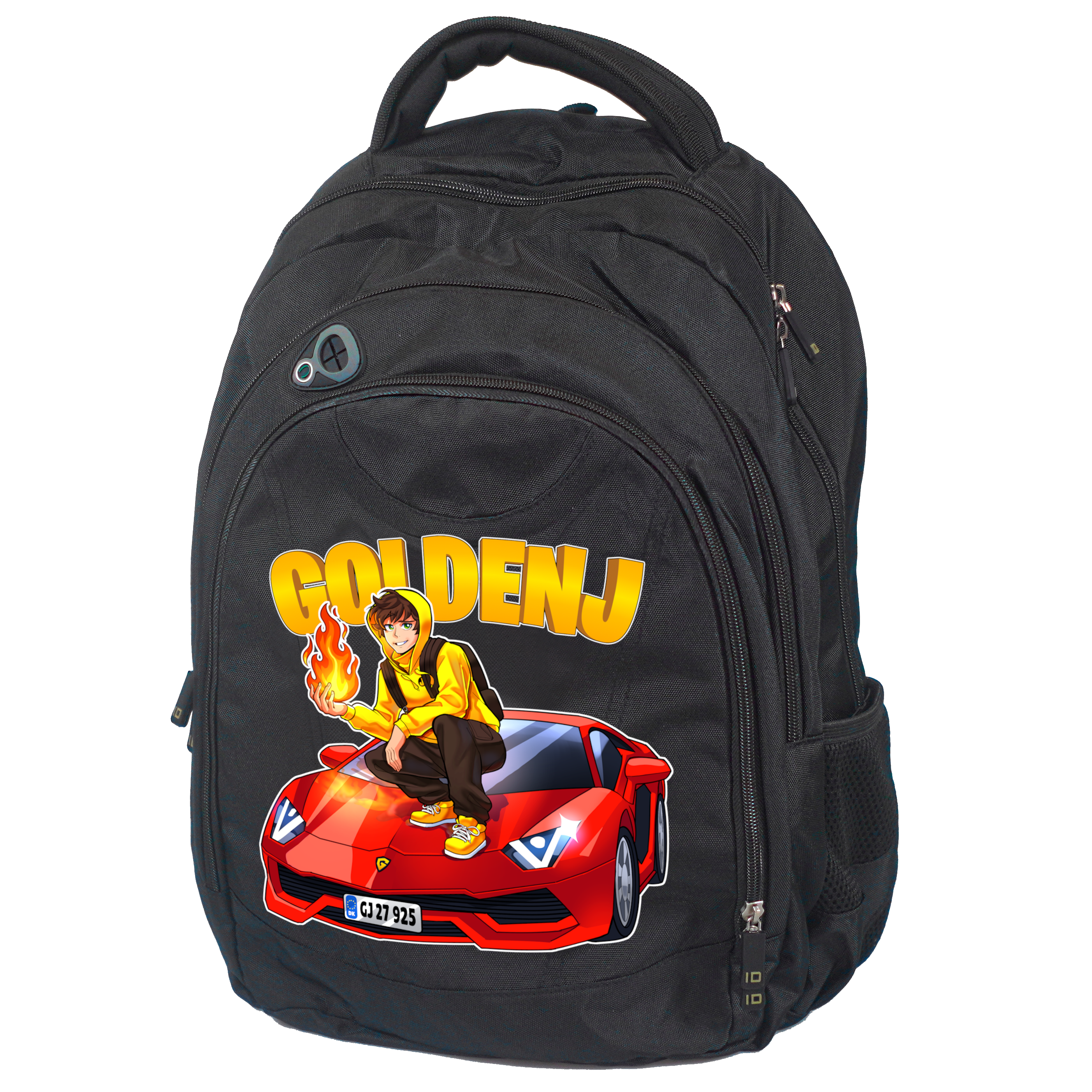 GoldenJ Lambo Skoletaske