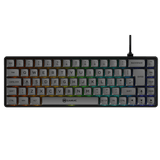 Gamiac TKL69G - Sort/Grå - SF Tastatur - Blå Switch